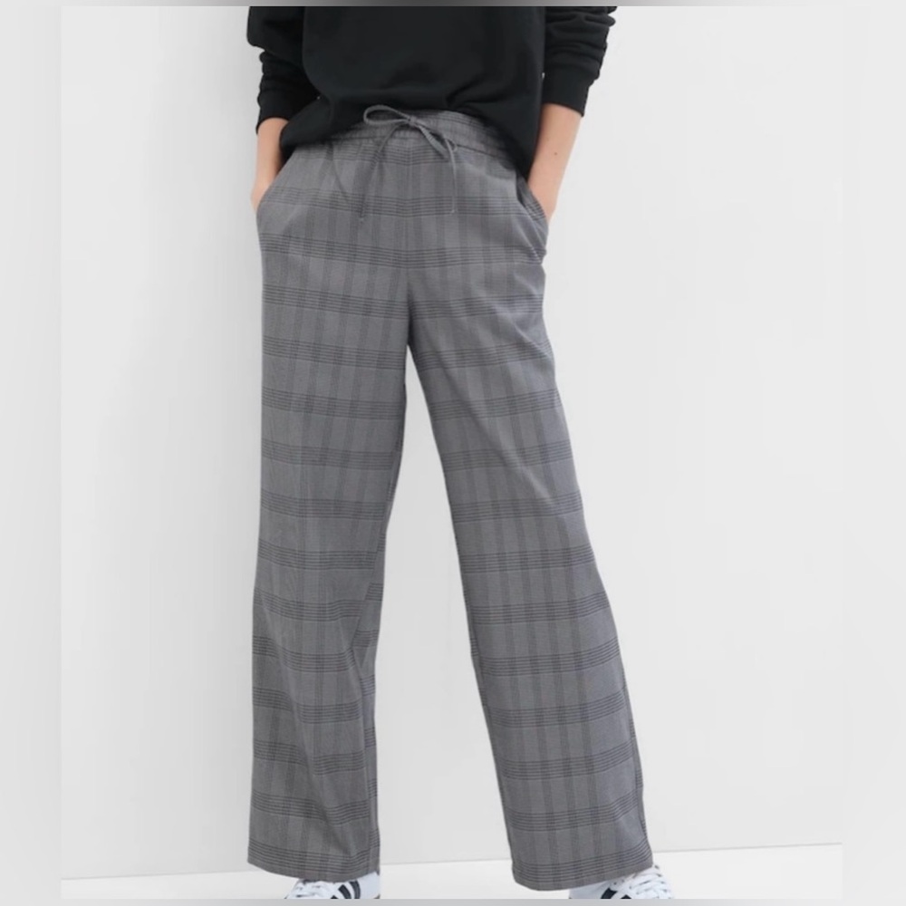 GAP Midrise Wide‎ Leg Twill Pants size medium